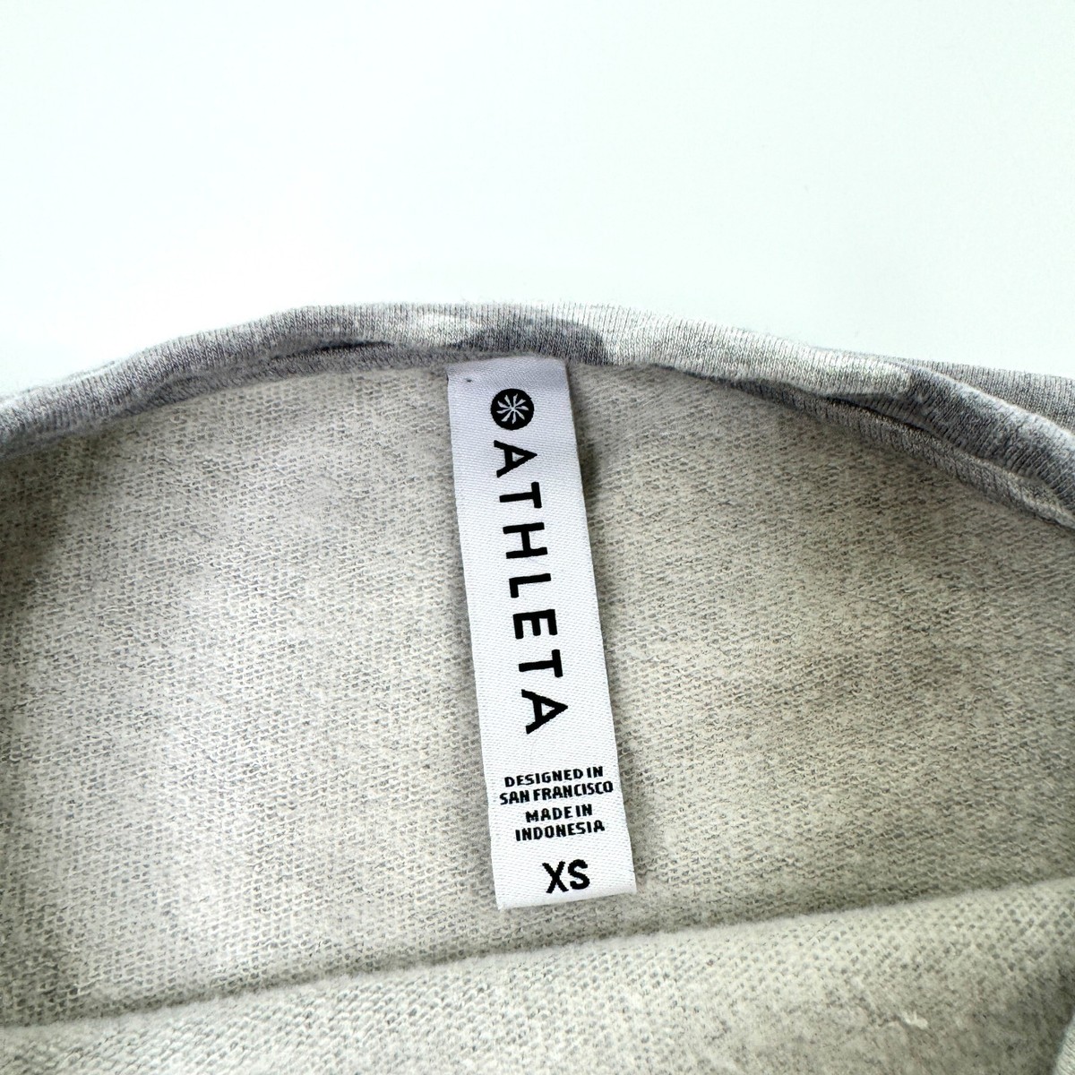 ATHLETA Studio to Street Printed Sweatshirt Women XS Gray