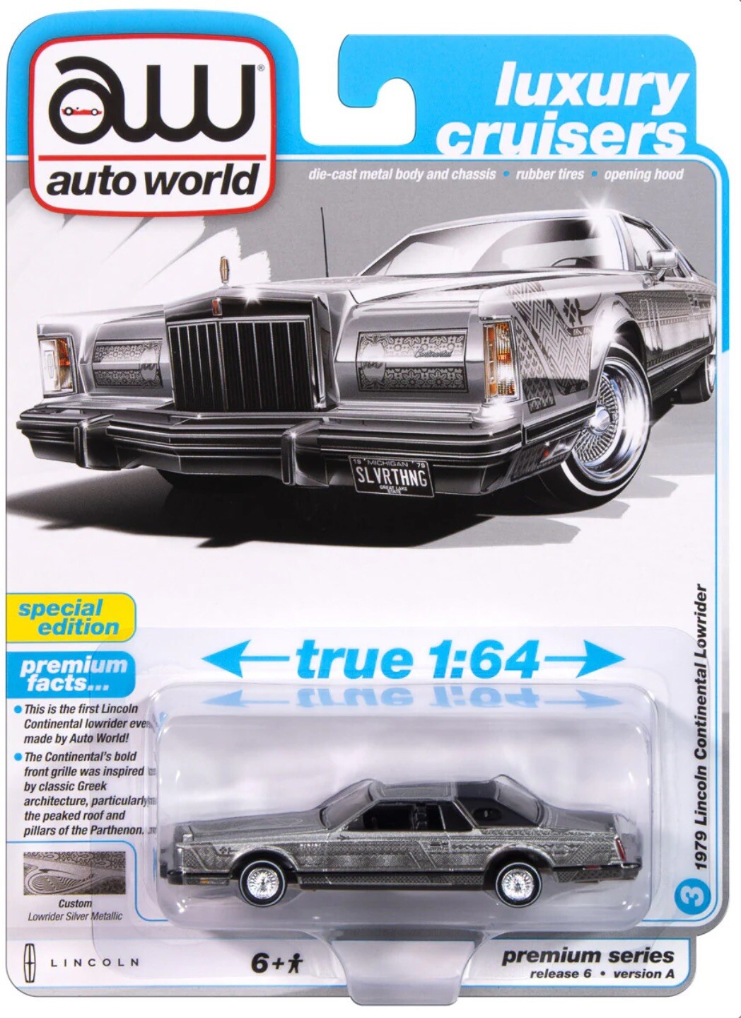 AUTO WORLD 1979 LINCOLN CONTINENTAL LOWRIDER LUXURY CRUISERS PREMIUM