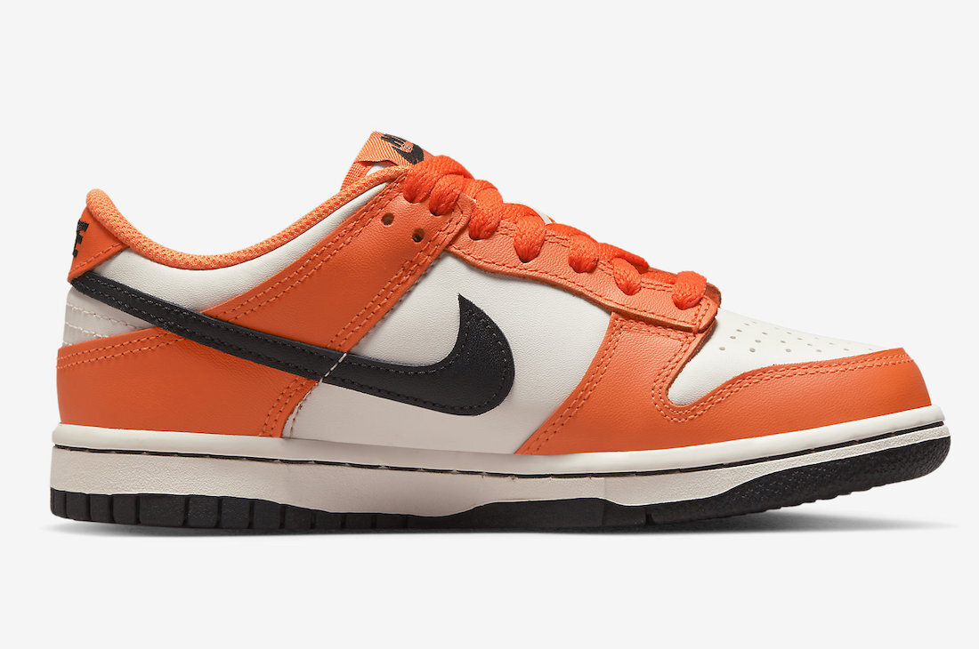 Nike Dunk Low GS Phantom Black Safety Orange DH9765-003 Nike Dunk Low GS Phantom Black Safety Orange DH9765-003