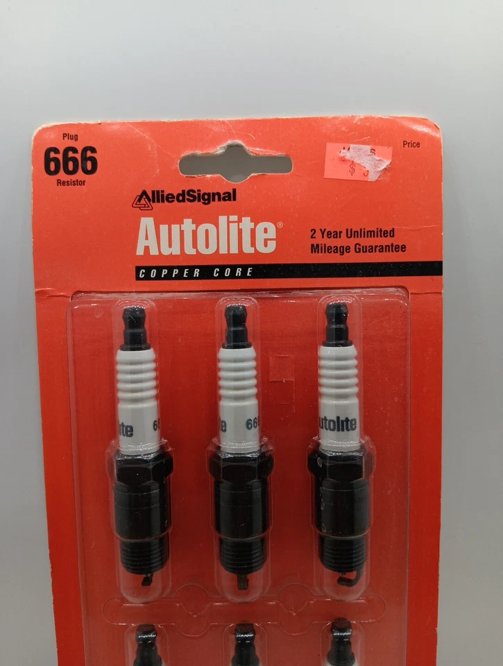 6 Упаковок новый AUTOLITE #666 медный сердечник свечи зажигания новый старый запас - Изображение 2 из 4