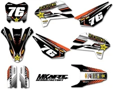 Custom Graphics, full kit fits Kayo TT 125 models Chelsea Style sticker kit