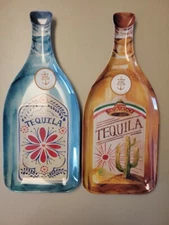 Outdoor Collection Tequila Set Of 2 Serving Platters 20” Summer Barware Melamine