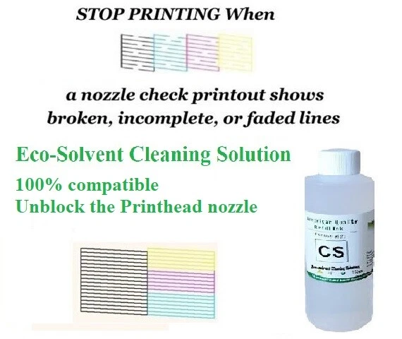 Eco Solvent Cleaning Solution unblock printhead for Roland Mutoh Mimaki printer - Image 2 of 4