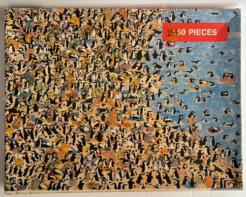 Vtg 550 Pc Jigsaw Puzzles Great American Puzzle The Land Of Waldos & Peguins - Picture 5 of 8