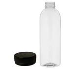 Pack of 70 x 1000ml Bobby Round Plastic Fruit Juice / Smoothie Bottle + Caps
