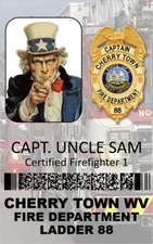 CUSTOMIZBLE ID CARD EMPLOYEE ID COMPANY ID CARD 1 SIDED