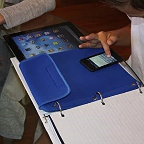Tablet Cubbie 3 Ring Binder Lightweight Protective Neoprene Case for iPad, etc - Image 2 of 4