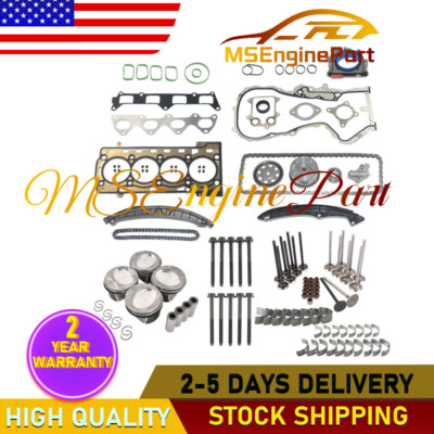 For 2.0 T Audi VW A4 Jetta CCTA CAE CCZ Pistons 23mm Engine Overhaul Rebuild Kit