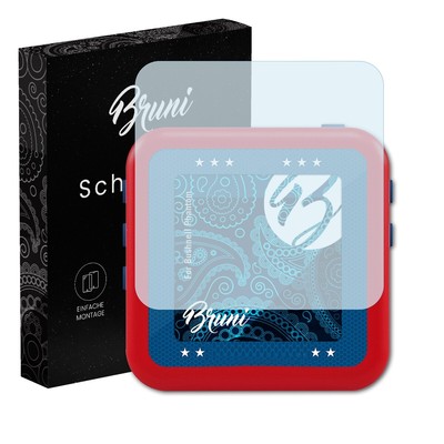Bruni 2x Folie für Bushnell Phantom Schutzfolie Displayschutzfolie