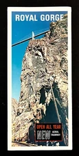1970s Royal Gorge Aerial Tramway Canon City Colorado Vintage Travel Brochure CO