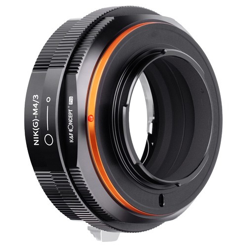 Adaptador K&F Concept Pro para lente Nikon G a Micro 4/3 MFT G3 OM-D E-M10 BMPCC - Imagen 2 de 4