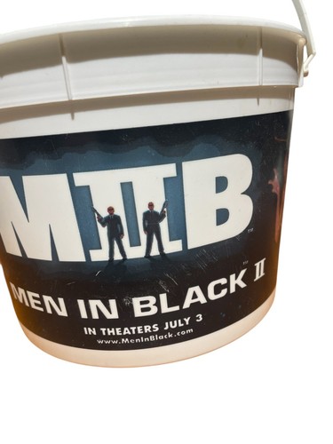 Men In Black 2 Theater Exclusive Popcorn Plastic Bucket Tommy Jones Will Smith - Picture 2 of 6