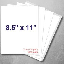 White Cardstock 8.5 X 11 230Gsm Cover Cardstock Paper 85 Lb Heavy Card Stock f