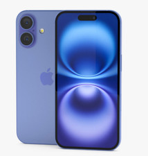 Apple iPhone 16, Ultramarine 256GB-Unlocked-Excellent-100% Batt Health - In Box