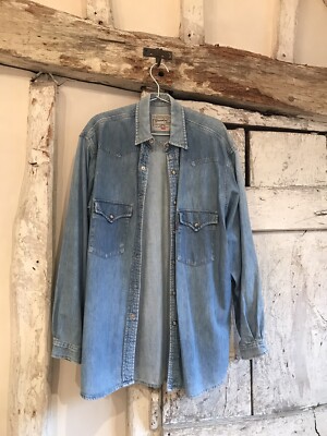 Vintage Levi s Demin Hemdjacke, Größe S