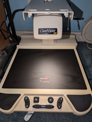 Optelec Clearview 300 Magnifier Viewer Base Only For 17'' CRT Monitor 