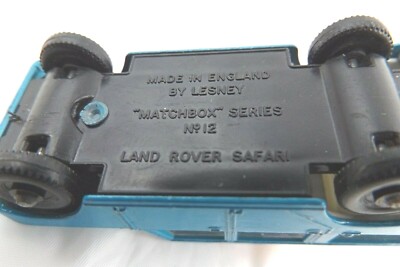 Miniature Matchbox Land Rover Safari 12c - Modèle Vintage 1:64, Occasion