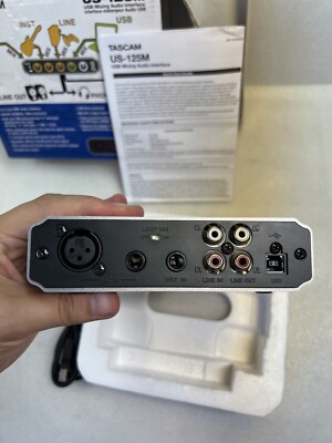 TASCAM US-125M USB Audio/MIDI Interface With Mixer Function - MINT