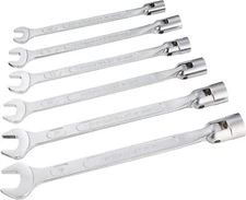 Kyoto Machine Tools Flex Socket Spanner Set Dodecagonal 6-Piece Set FBS6