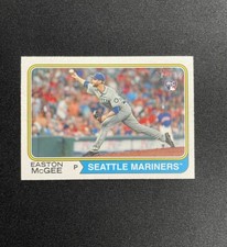 2023 Topps Heritage Easton McGee #178 BASEBALL Rookie Seattle Mariners RC