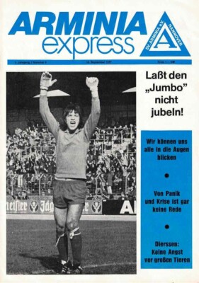 Fussball-Programmheft   77/78    2. Liga   Arminia Hannover - SC Fortuna Köln