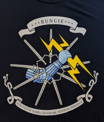 Bungie Throwback Crest Shirt - XL - Official Destiny 2 Marathon Halo Dev - RARE!