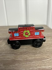 Thomas  Friends Wooden Railway SODOR LINE CABOOSE Rare Christmas Edition 2006