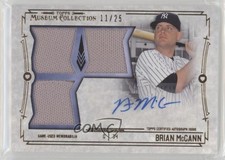 2015 Topps Museum Collection Gold 11/25 Brian McCann #SST-BM Auto 0qo1