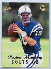 1998 COLLECTORS EDGE 1ST PLACE PEYTON MANNING ROOKIE RC CARD #135 