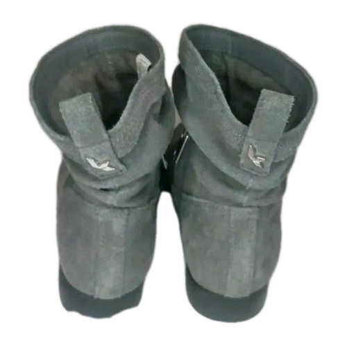 Koolaburra by UGG Lorelei Boots Women Size 7 Gray Suede Ankle Zip Slouch Leather - Picture 5 of 14