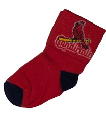 For Bare Feet Toddler Size 4-6 Socks St Louis Cardinals New