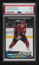 2022-23 Upper Deck Series 1 Young Guns Matias Maccelli #216 PSA 9 MINT 19cd