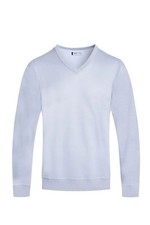 Solid V Neck Sweater