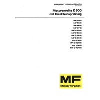 Massey Ferguson Motorenreihe D900 Mit Direkteinspritzung Werkstattanleitung