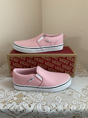 Vans Asher Canvas Coral Blush 4.5 Girl
