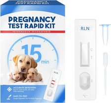 Dog Pregnancy Test Kit at Home, Fast Results in 15 Minutes, High Accuracy, Safe