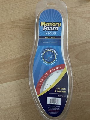 Memory Foam Einlegesohlen, Unisex, 1 Paar