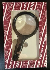 Donegan Optical Masterpiece M-803 3” Round Hand Glass Magnifyer