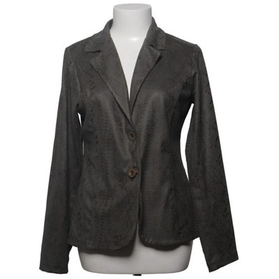 Studio M, Blazer, Größe: M, Grün, Elasthan/Polyester, Schlangenhaut, Damen #SLF