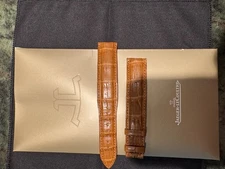 JLC Jaeger LeCoultre 21mm x 17mm Light Brown  Alligator Strap OEM