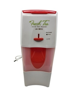 Mr.Coffee Fresh Tea Iced Tea Maker 2 Brew Settings Mild Strong 3qt