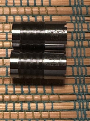 (2) Carlson's Choke Tube 12GA Winchester Browning Mossberg Imp Cyl & Full