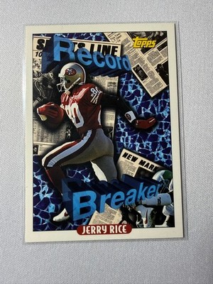 1993 Topps - Jerry Rice - Record Breaker #2 49ers