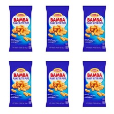 6 x Osem Bamba Peanut Butter Crunchy Puffs 100g - 6 x 100g - FREE POSTAGE 