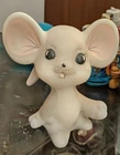 Fenton grey mouse figurine from natural series 1984