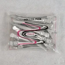 Vintage Continental Roller Picks Lot of 12 Aluminum Perm Hair Clips Clasps NEW