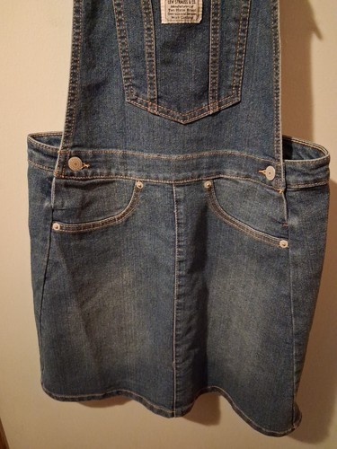 Levi's Denim Overall Skirt Jumper Girls Size Large (14/16) Kids . Nice - Picture 5 of 12