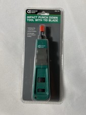 Commercial Electric Impact Punch Down Tool with 110 Blade 898 110