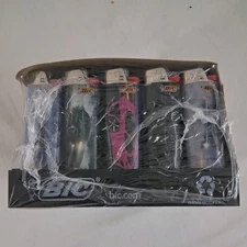 BIC Classic Maxi Pocket Lighters Supercar Design, 50-Count Tray of Lighters