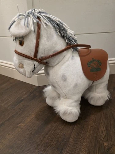 💮Vintage 1984 Cabbage Patch Kids Show Pony Gray & White~ Saddle & Bridle CPK💮